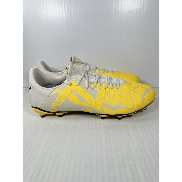 PUMA Future Play FG/AG Soccer Cleats Yellow Gray Mens Size 11 107377-04 NEW - Picture 1 of 8